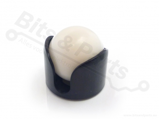 Ball caster wheel / kogelwieltje plastic 1inch/2,54cm - Pololu 956